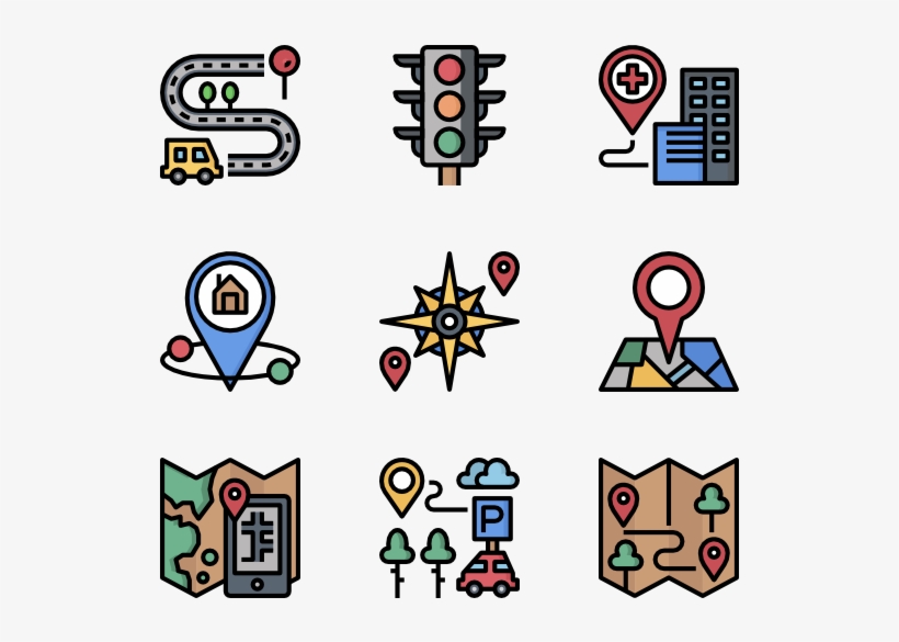 Gps Navigation - Web Design Icon Png, transparent png