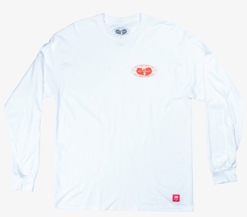 Globe Logo Long Sleeve Shirt - Long-sleeved T-shirt, transparent png