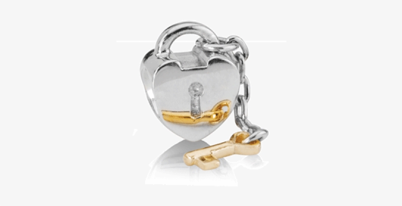 La Llave De Mi Corazón - Pandora Key To My Heart 14k & Silver Charm, transparent png