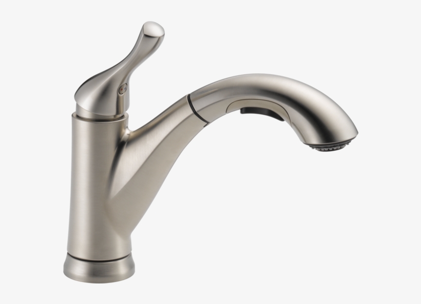 Download Image - Delta 16953-ss-dst Single Handle Pull Out Kitchen Faucet, transparent png