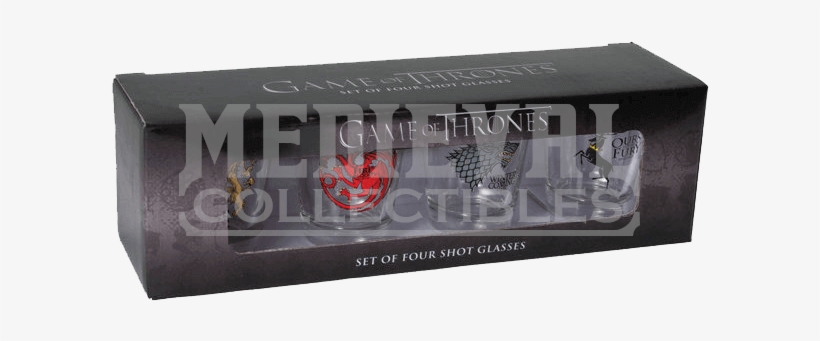 Game Of Thrones House Sigil Shot Glass Set - Power Strip, transparent png