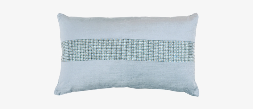 Image For 12x20" Blue Decorative Pillow With Glitters - Cushion, transparent png
