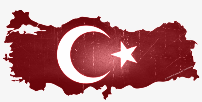 Picture - Turkish Flag On Country, transparent png