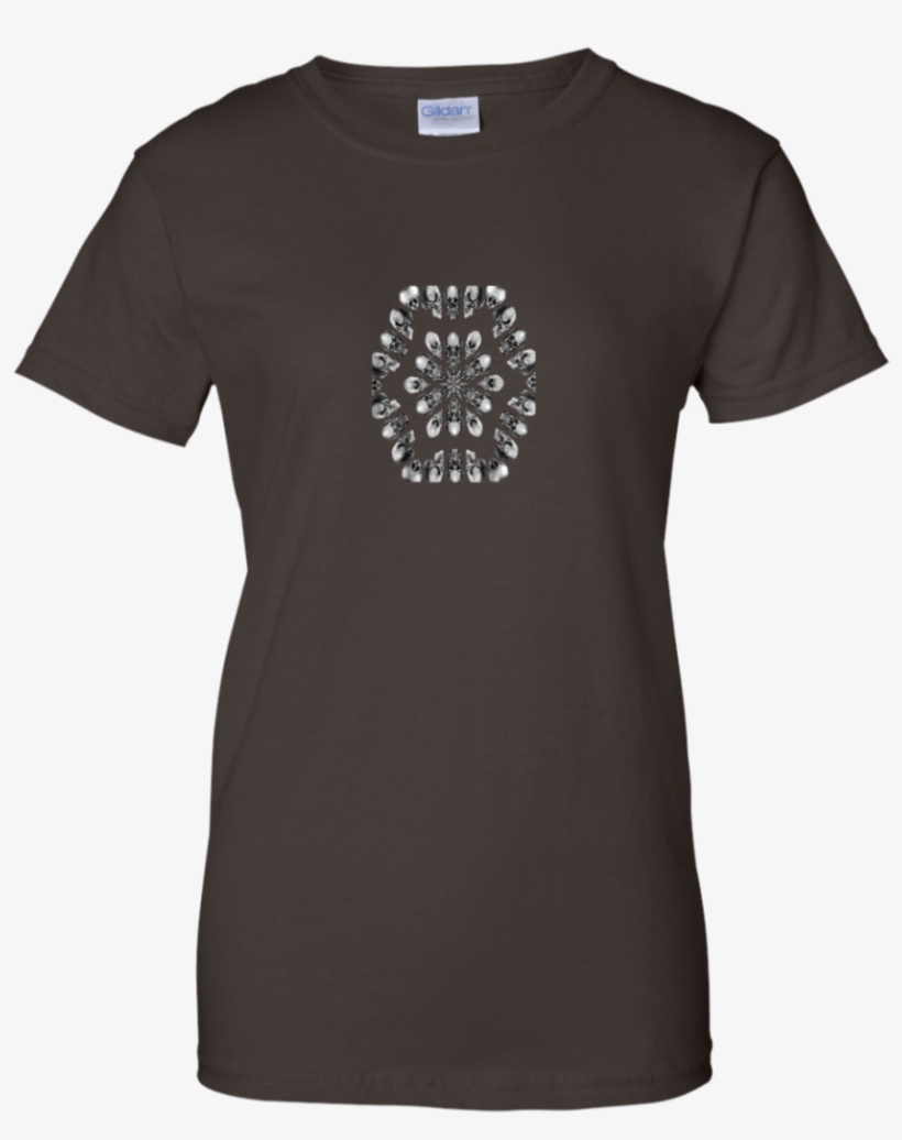 A Death Hex Skull Vector Art Kaleidoscope T Shirtt - T-shirt, transparent png