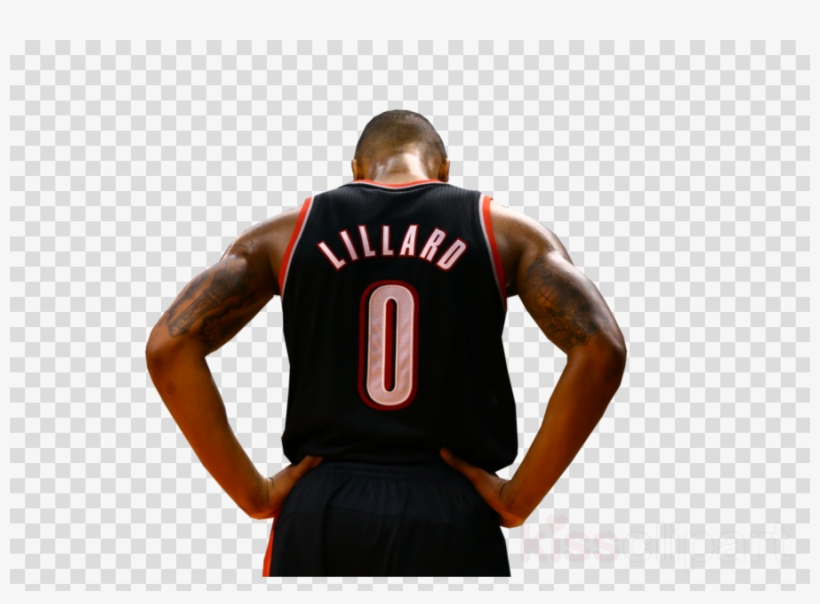 Damian Lillard Portland Trail Blazers Back Basketball - White Social Media Icons, transparent png