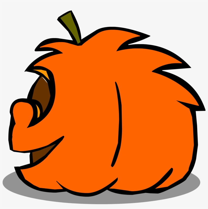 Puffle Jack O Lantern Sprite 004 - Jack-o'-lantern, transparent png