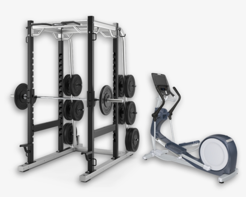 4 - Precor Discovery Series Power Rack, transparent png
