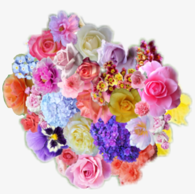 Flowers Multicolor Rainbow Flowerpatch - Vanilla Rose Donut Body Soap - All Natural Soap - Ideal, transparent png