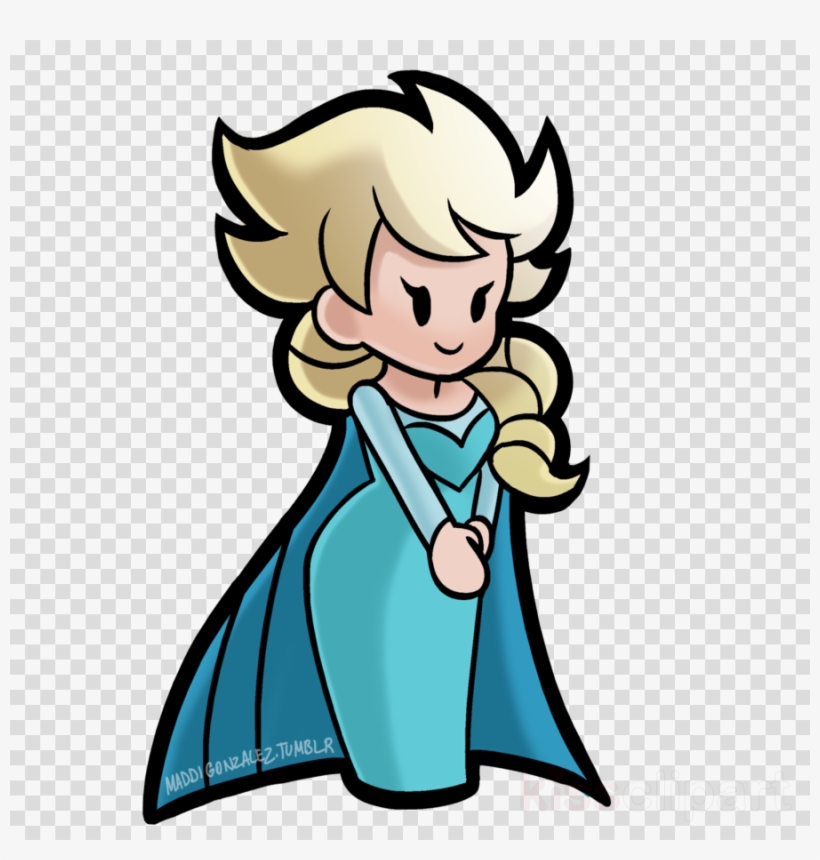 Download Frozen Super Mario Clipart Super Smash Bros - Super Paper Mario Art, transparent png