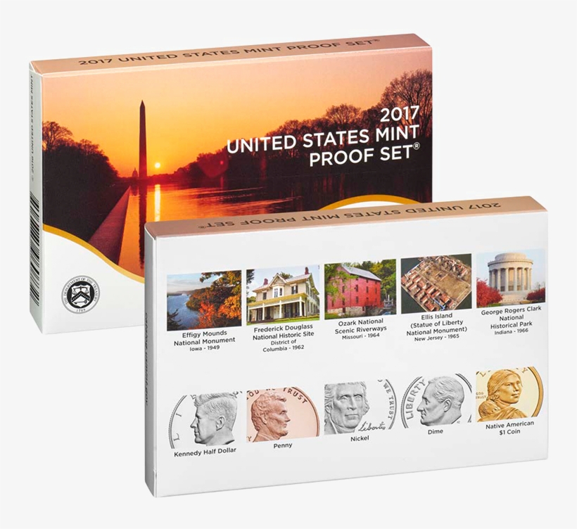 Quantity - 2017 Mint Proof Set, transparent png