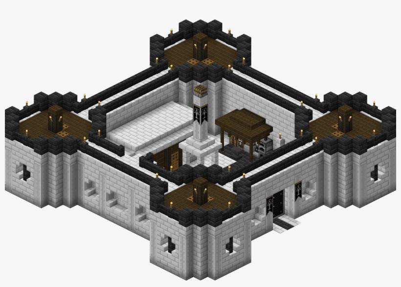 Gondorfortress - Minecraft Lotr Fortress, transparent png