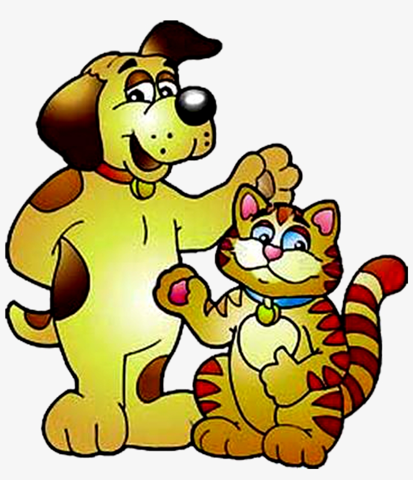 Welcome - Frekies Petshop - > - Cartoon Cat And Dog, transparent png