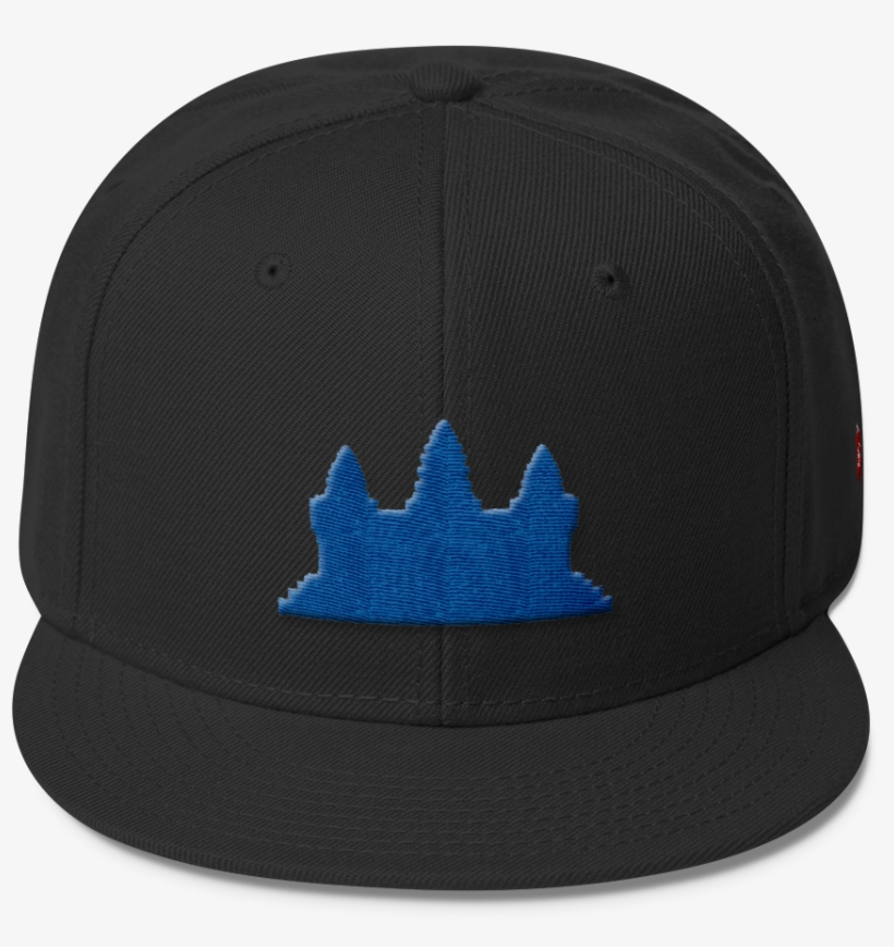 Wool Blend Snapback Blue Angkor Wat - Denis Daily Hat, transparent png