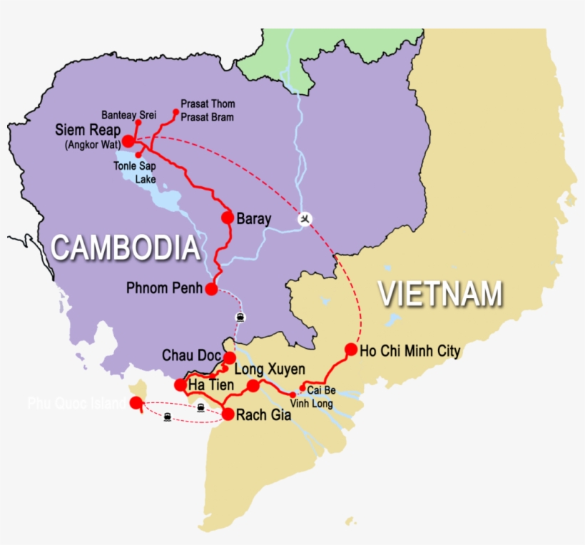 Cambodia Mekong Map, transparent png