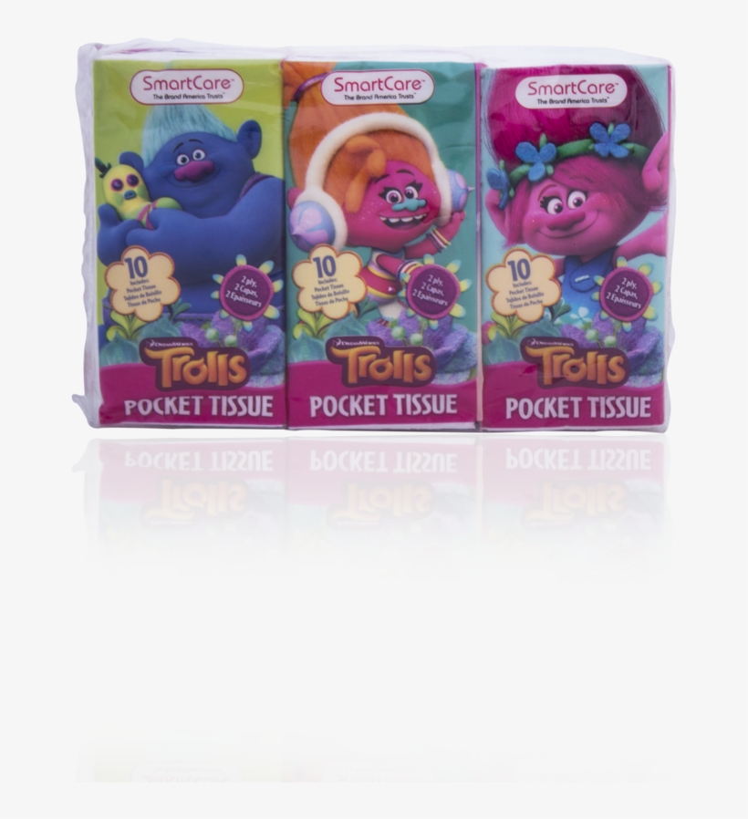 Trolls Pocket Tissues - Case Of 24 Pt09030, transparent png