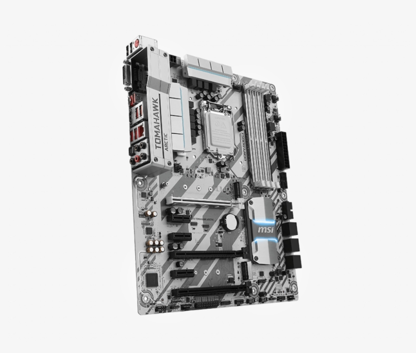 Gallery For H270 Tomahawk Arctic - Msi Z270 Tomahawk Arctic Atx Motherboard - Lga1151, transparent png