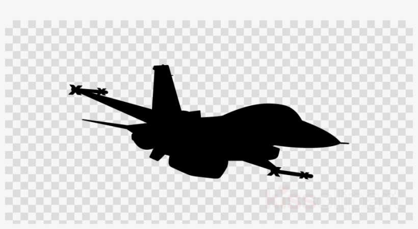 Download Transparent F 16 Silhouette Clipart General Dynamics F-16