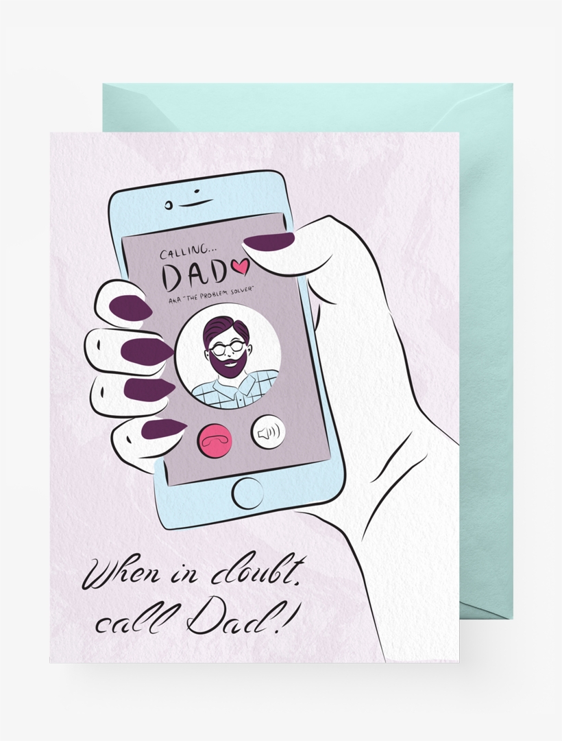 When In Doubt, Call Dad - Doubt, transparent png