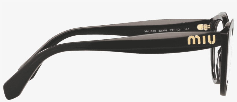Mu 01rv Glasses In Black On Grey - Glasses, transparent png