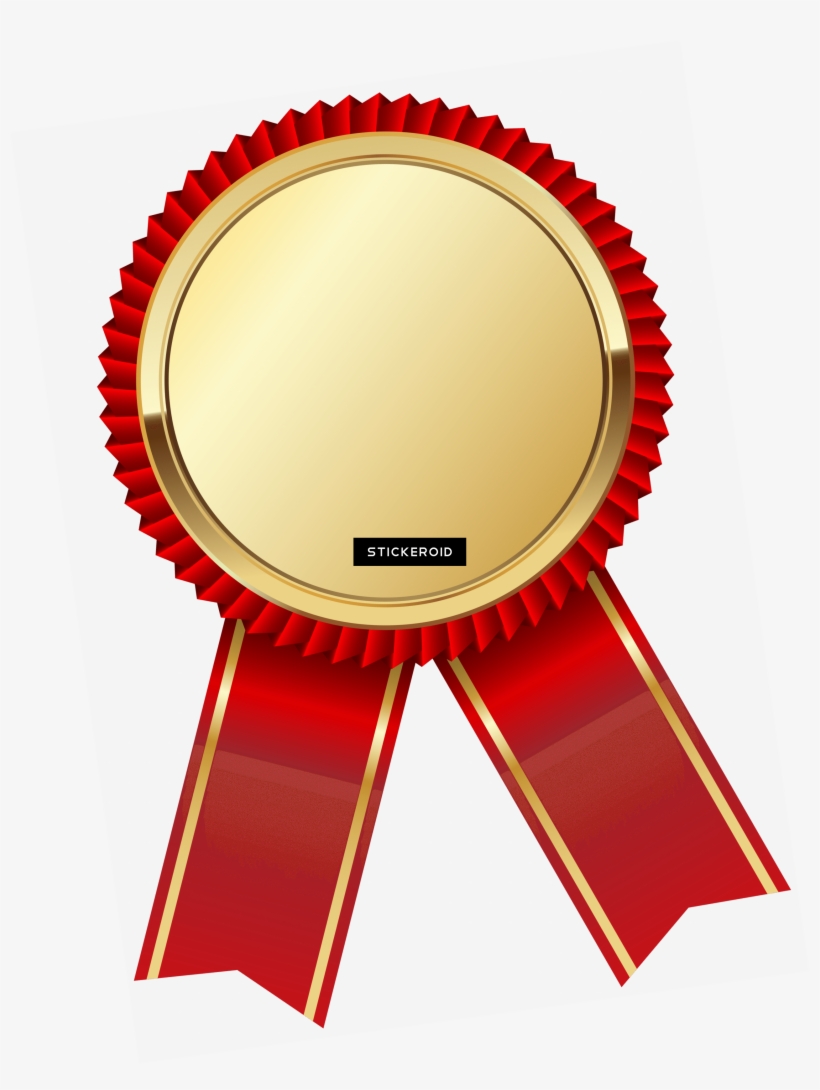 Gold Medal Ribbon - Gold Ribbon Png, transparent png