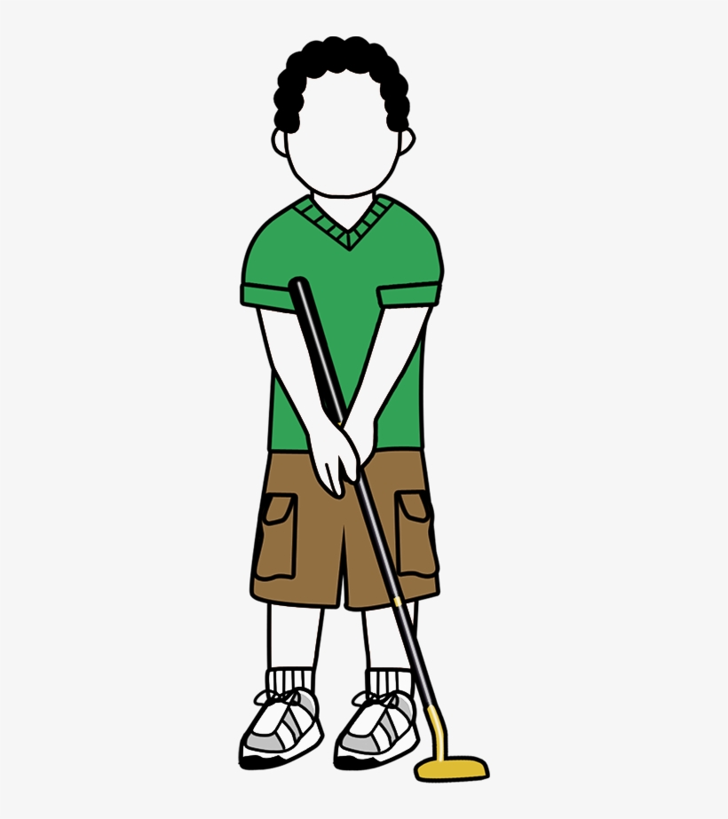 Mini Golf Birthday Party Invitation - Clip Art, transparent png