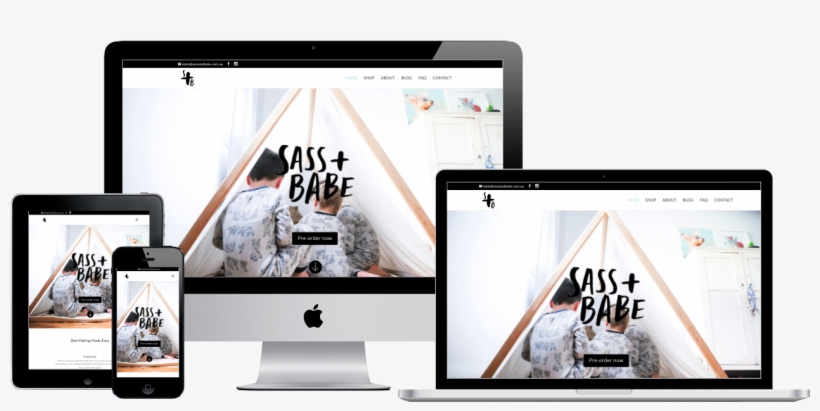 Sass And Babe Website - Restaurant Website Mockup, transparent png