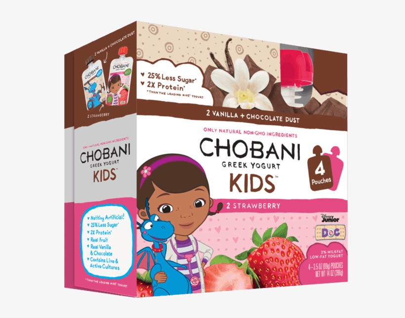 Get Your Kids Psyched For The New School Year With - Chobani Tots Yogurt, Greek, Whole Milk, Disney, Apple, transparent png