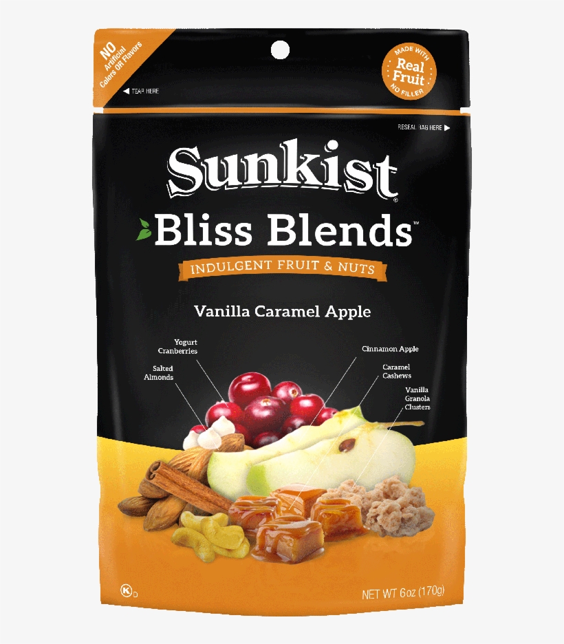 Caramel Apple Blend - Fruit Shapes Snacks, Mixed Fruit, 19.2 Ounce 24 Count, transparent png