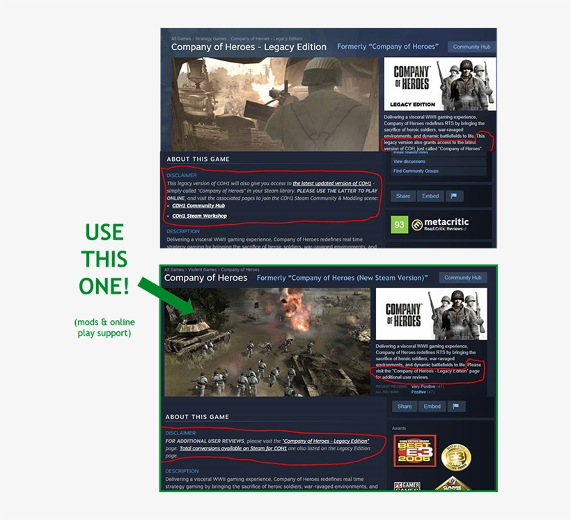 Store Pages Descriptions Were Also Tweaked Accordingly - Company Of Heroes Legacy Edition, transparent png