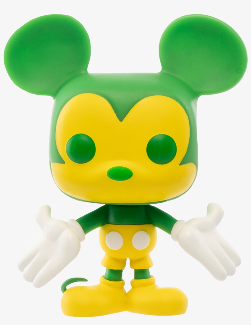 Green & Yellow Mickey Mouse - Green And Blue Mickey Funko, transparent png