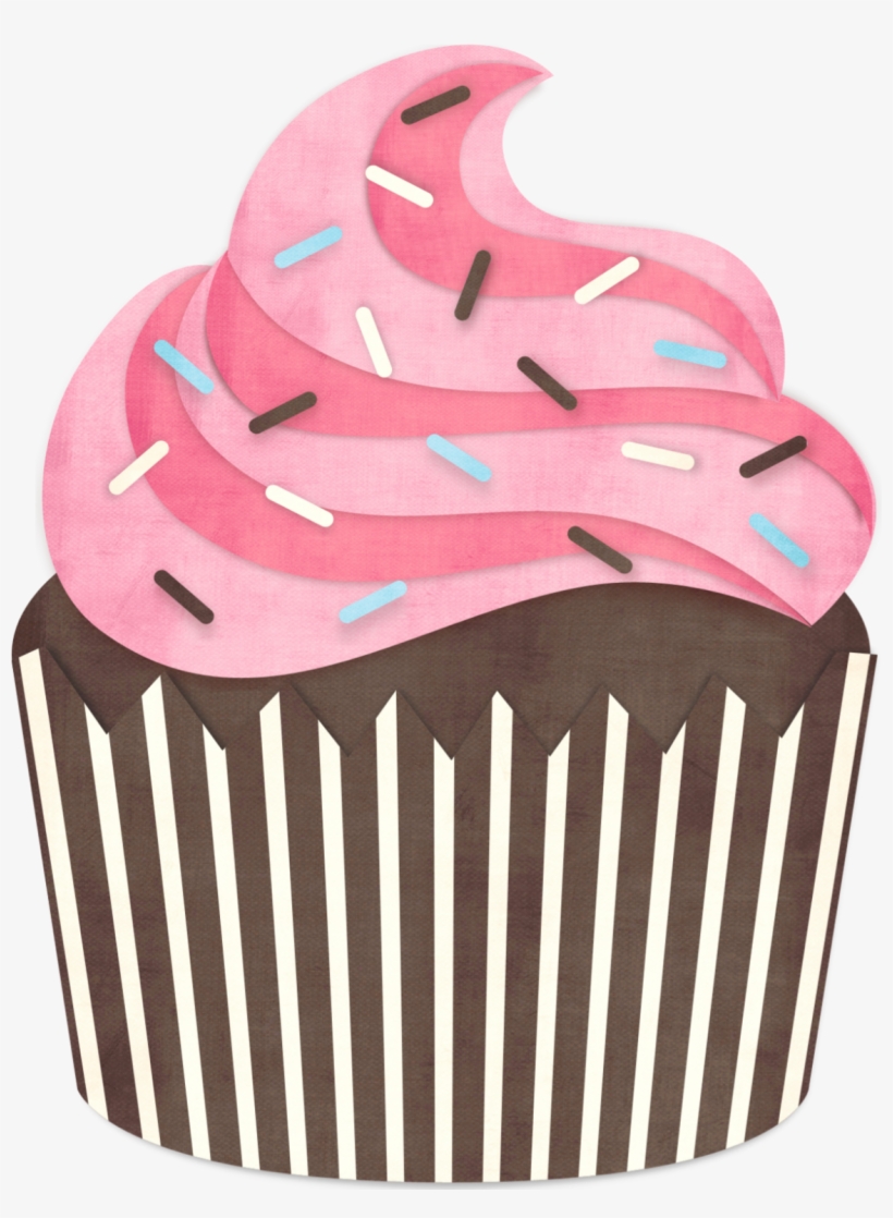 Lindos E Fofos Cupcakes Em Png - Cupcake, transparent png