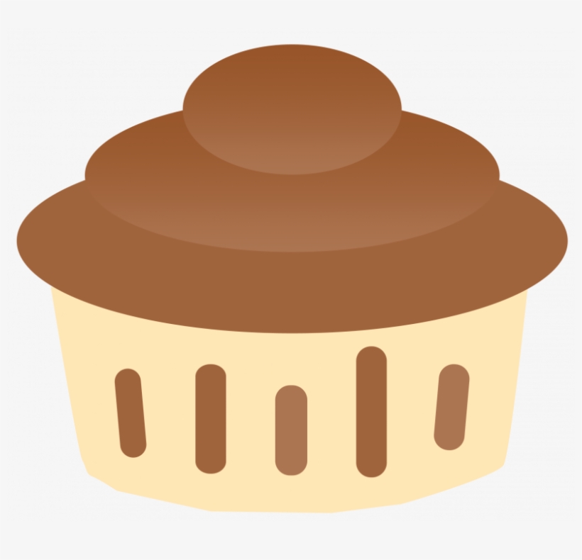 Vanilla Cupcake Clipart Transparent Background - Chocolate Cupcake Art, transparent png