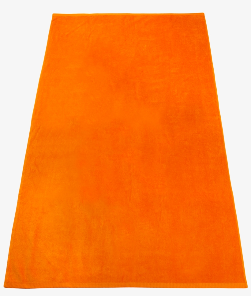 Orange Nautica Color Beach Towel - Napkin, transparent png