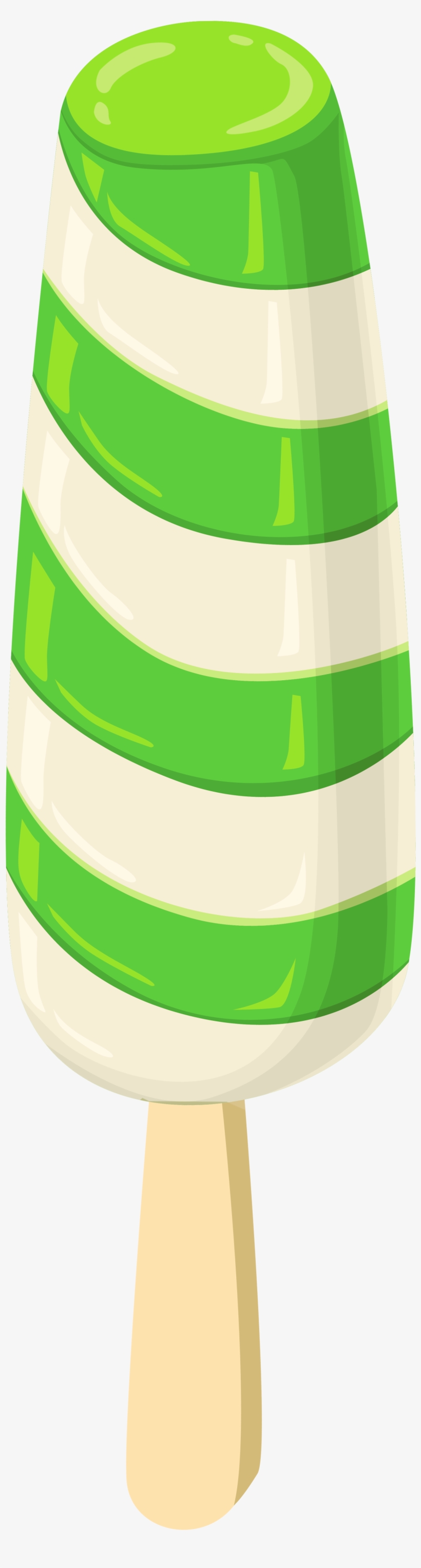 Cupcake & Bolos E Etc - Green And White Ice Cream, transparent png