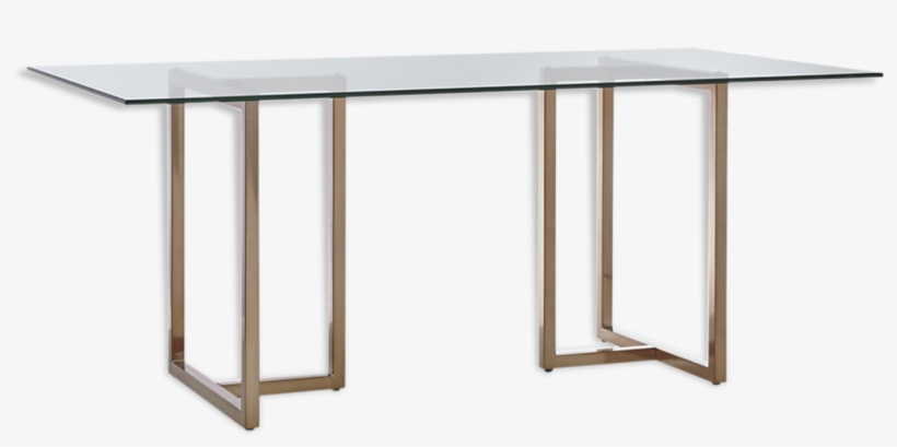 Glass Table Crate & Barrel - Table, transparent png