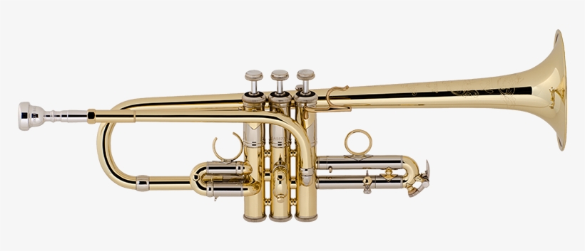 Transparent Trumpet Plastic Clipart Transparent Library - Bach Lt190l1b Commercial Bb-trumpet, transparent png
