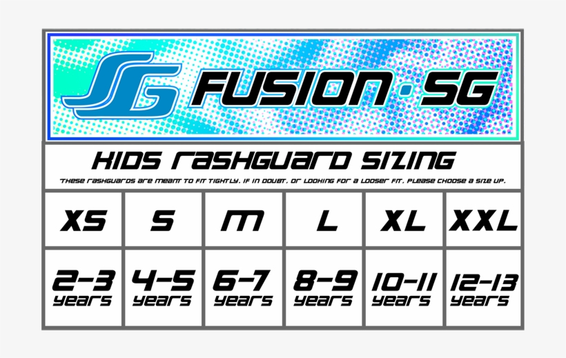 Детский Рашгард Fusion Batman - Kids Mma Short Size Chart, transparent png