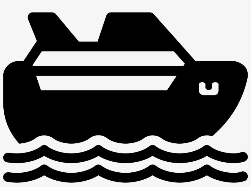 Cruise Ship Filled Icon - Icon, transparent png