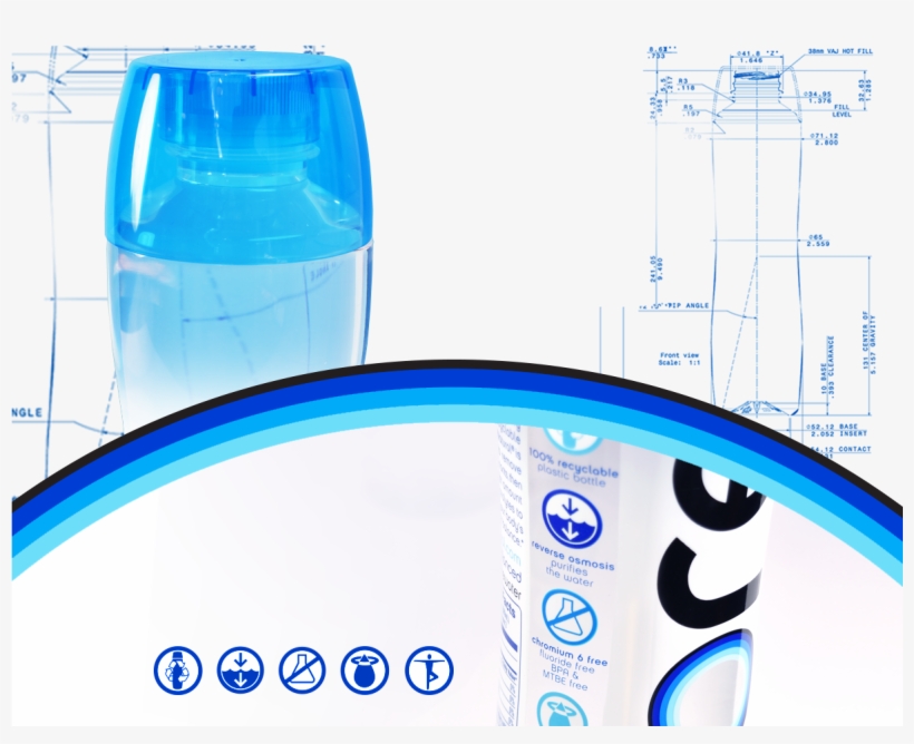 Structure Is The Primary Design Component - Core Water Bottle Cap, transparent png