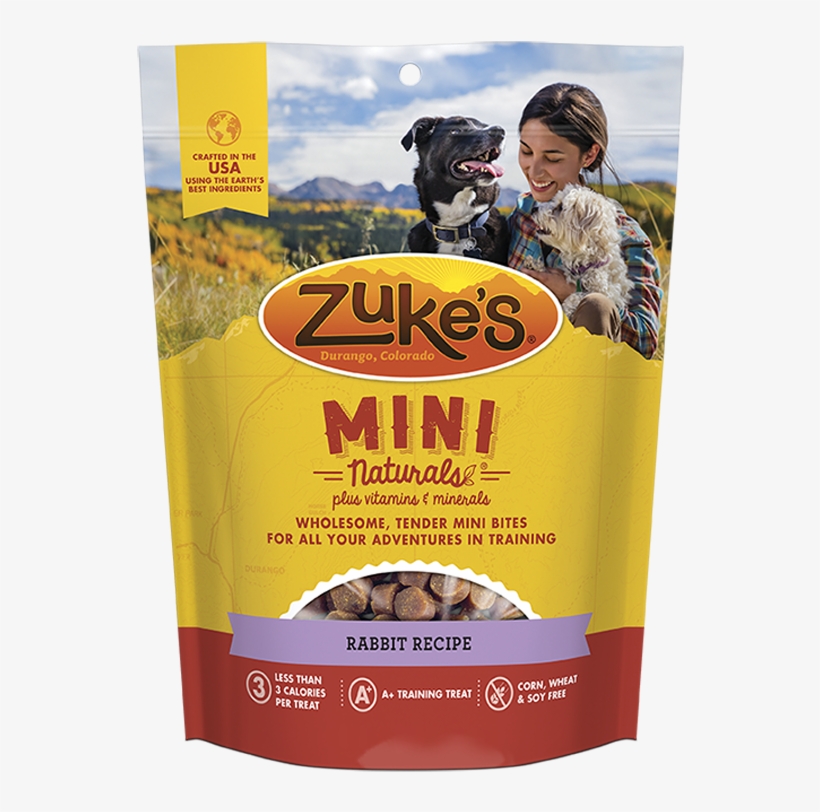 Zukes Mini Naturals Wild Rabbit Dog Treats, 1lb - Zukes Training Treats, transparent png