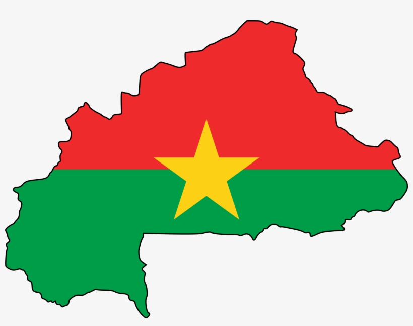 Voices From The Field - Burkina Faso Flag Map, transparent png