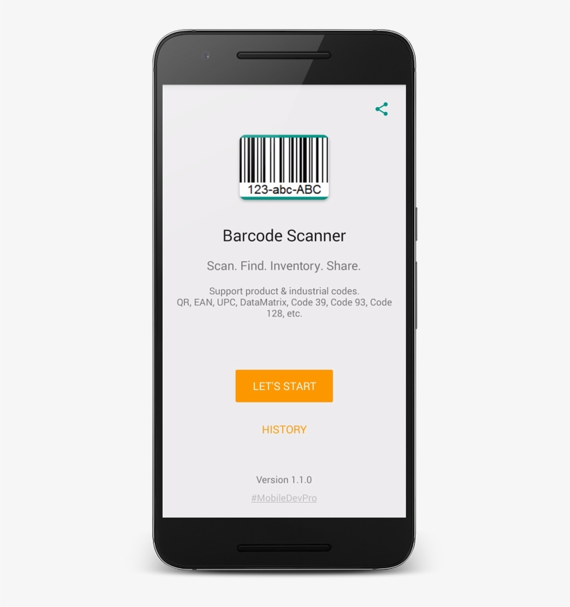 Barcode Qr Datamatrix Vin Scanner For Android - App Profuturo, transparent png