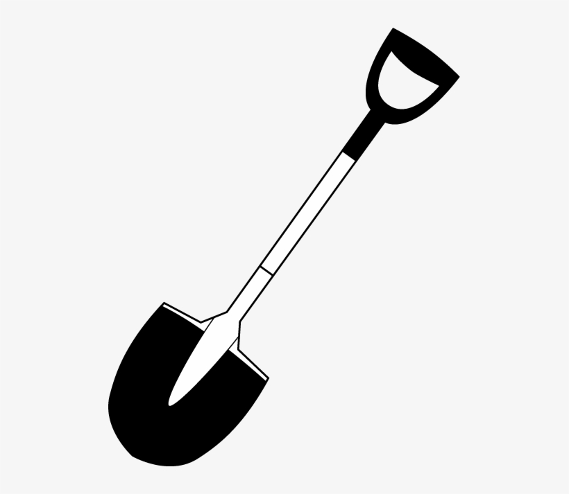 Clip Arts Related To - Shovel Clip Art Black And White, transparent png
