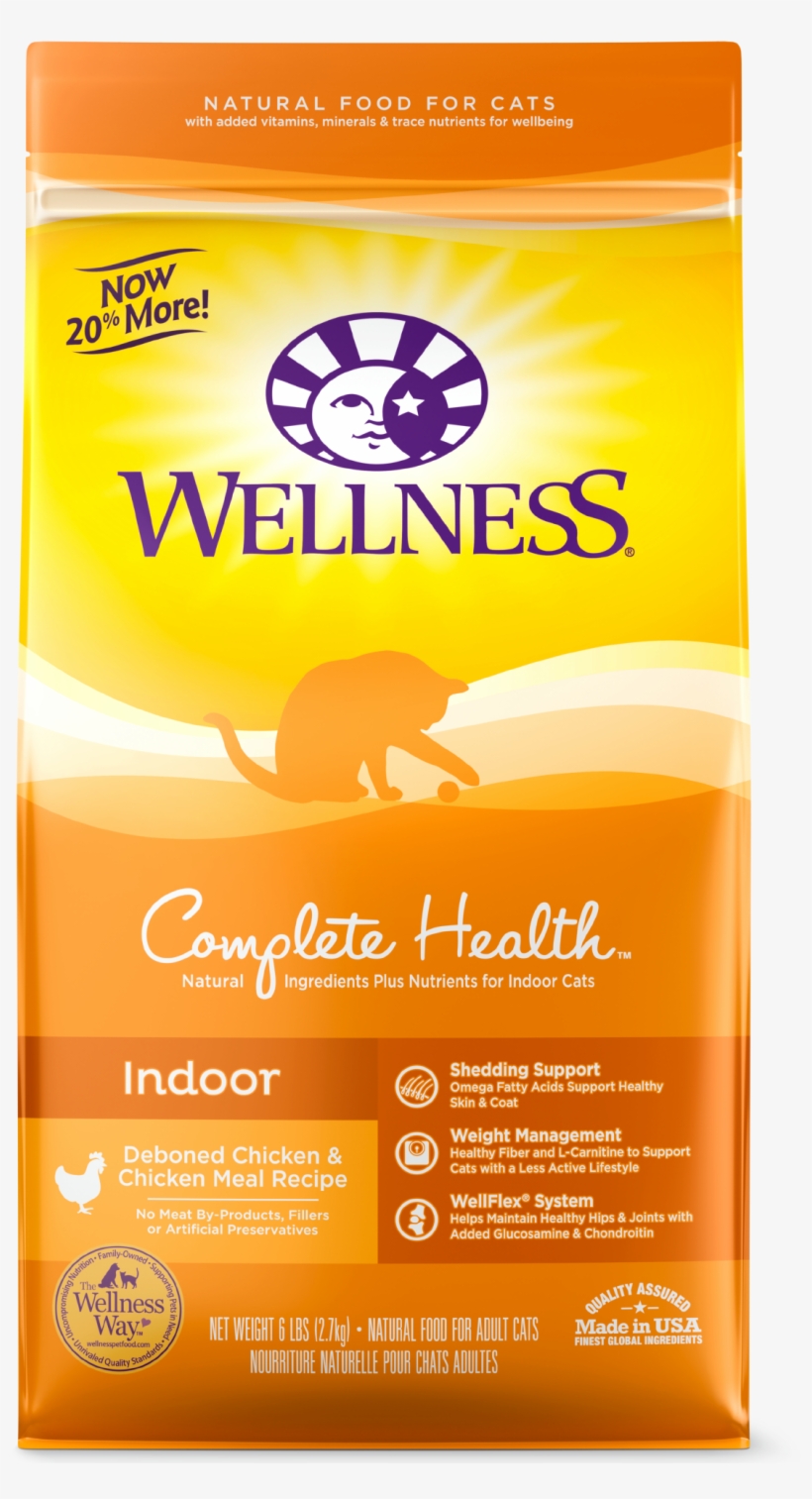 Best Online Pet Store Singapore - Wellness Complete Health Indoor Cat Food, transparent png