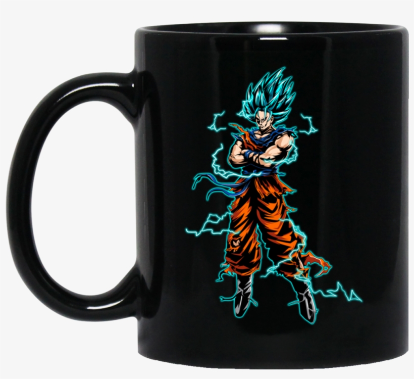 Goku Mug Super Saiyan Blue Coffee Mug Tea Mug - Mug, transparent png