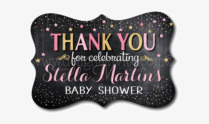 Twinkle Twinkle Little Star Baby Shower Favor Tags - Baby Shower, transparent png