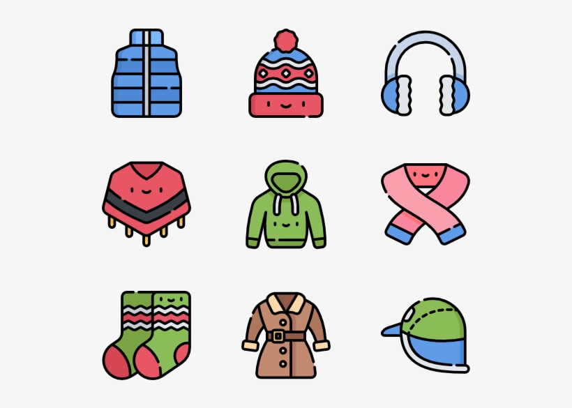 Winter Clothes And Accessories - Toilet Png Icon, transparent png