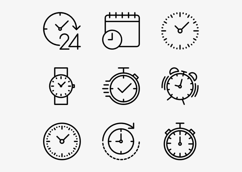 Time - Clock, transparent png