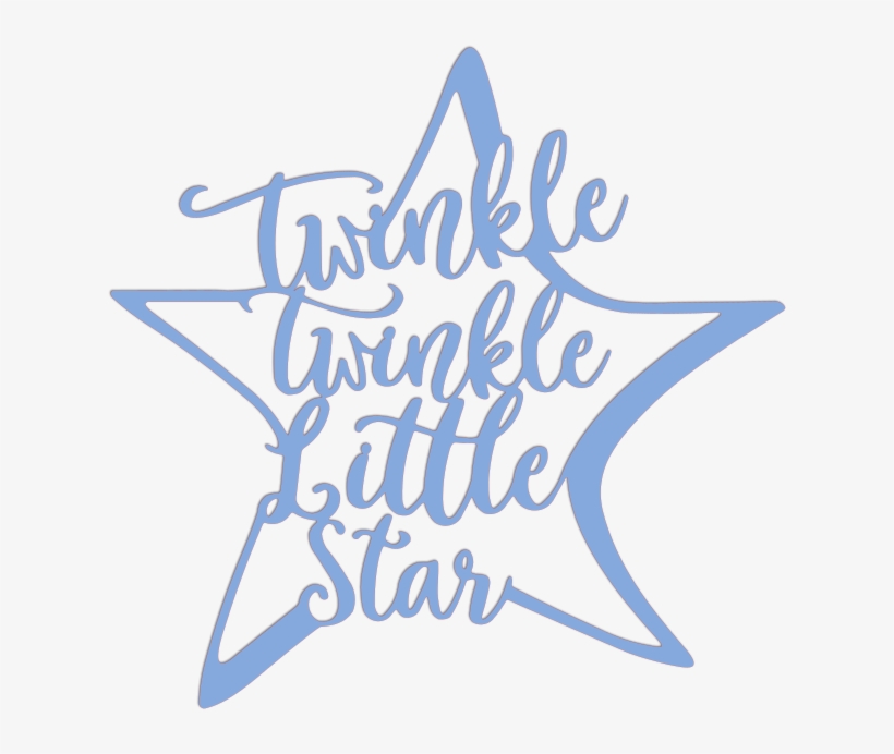 Twinkle Twinkle Little Star Metal Art - Svg Cut Twinkle Twinkle Little Star Svg File Free, transparent png