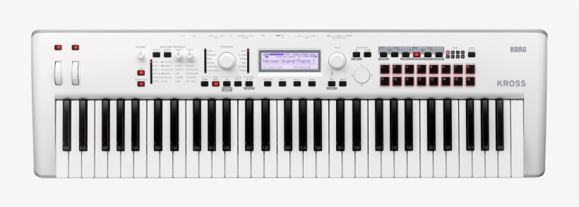 Kross2 61 Wh Top - Samson Carbon 61 Usb Midi Controller Keyboard, transparent png